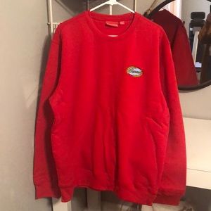 New🖤Supreme- Chain logo crew neck size XL